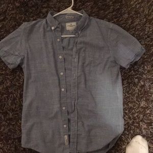 Short sleeved button up.